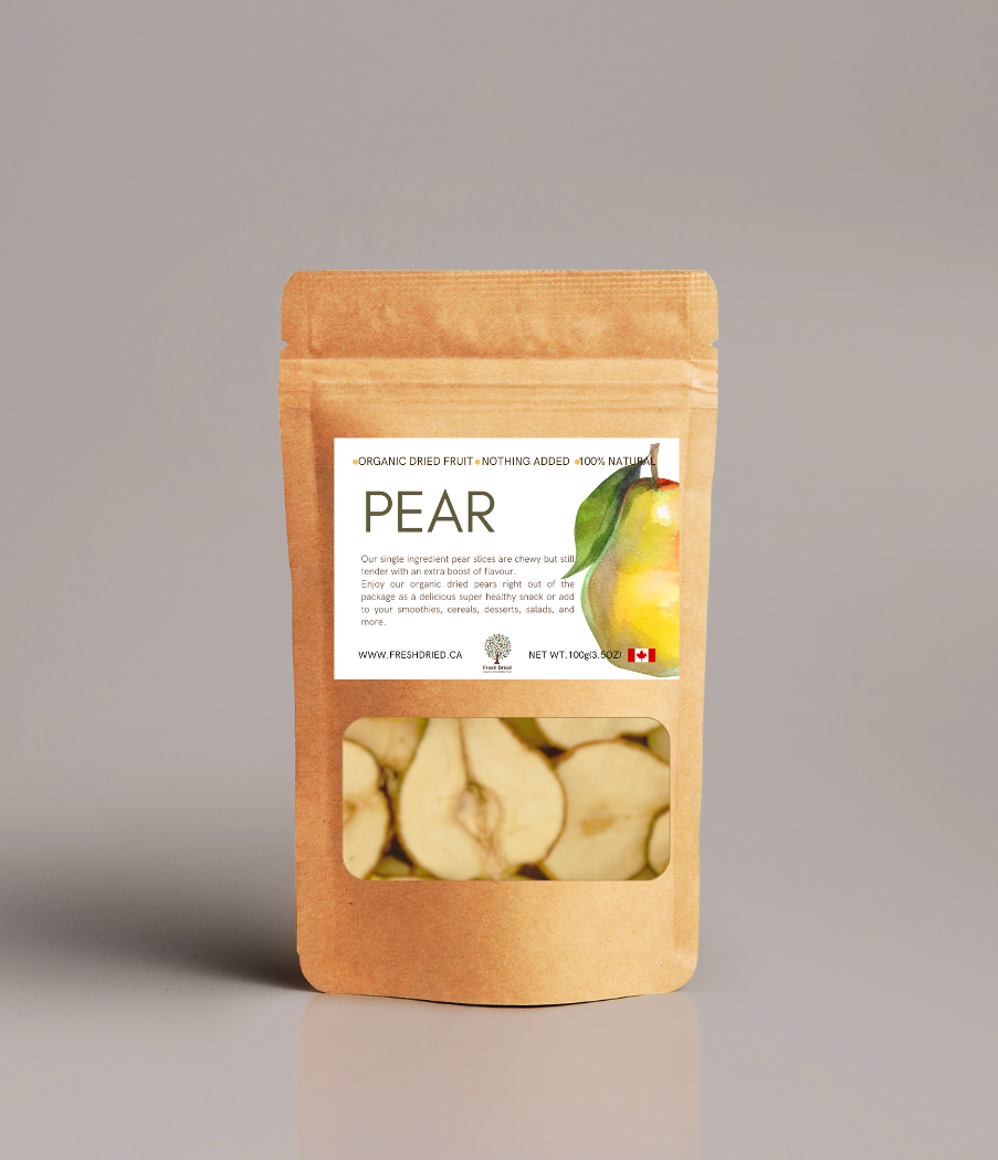Organic Dried Pear Slices