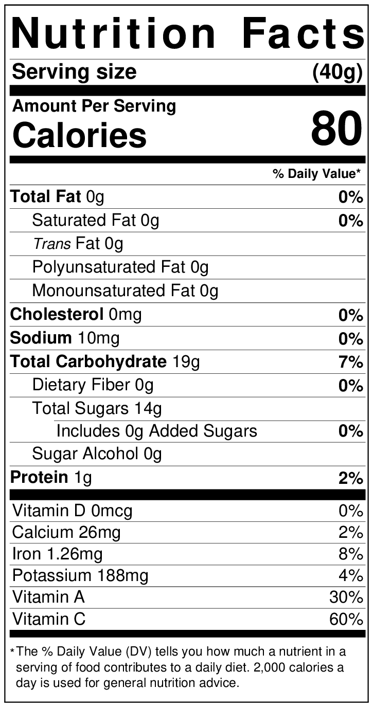 Organic Dried Cara Cara Orange Slices