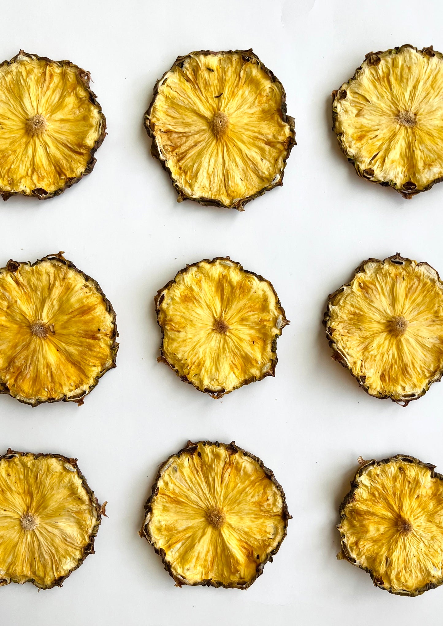 Organic Dried Pineapple Slices With Skin