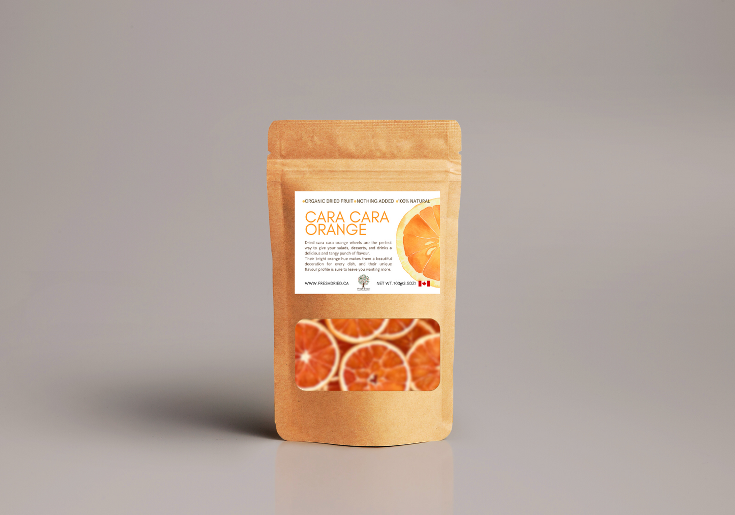 Organic Dried Cara Cara Orange Slices