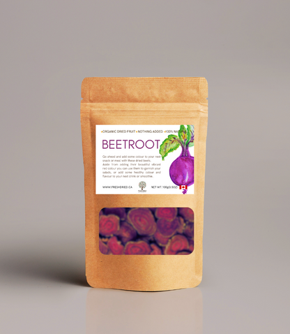 Organic Dried Beetroot Slices
