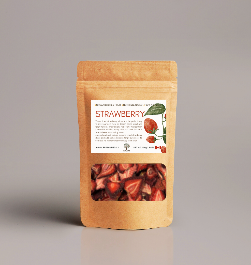 Organic Dried Strawberry Slices