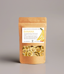 Organic Dried Banana Slices