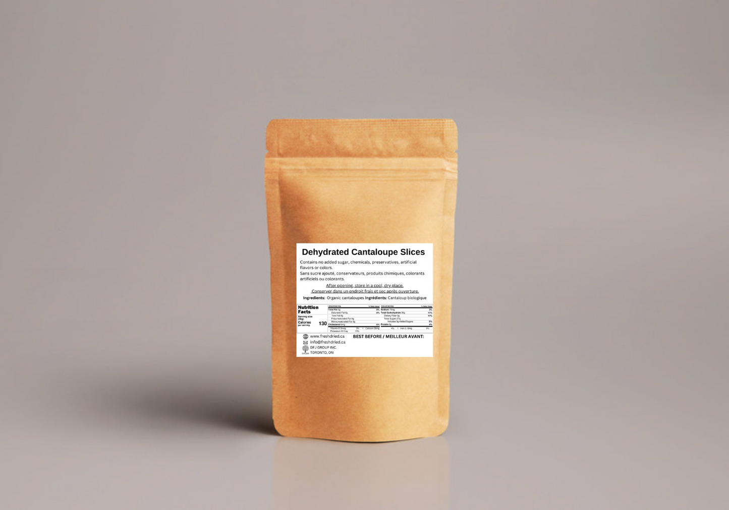 Dried Cantaloupe Slices